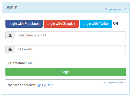 Creating Simple Login Form Template Using Bootstrap Just Code